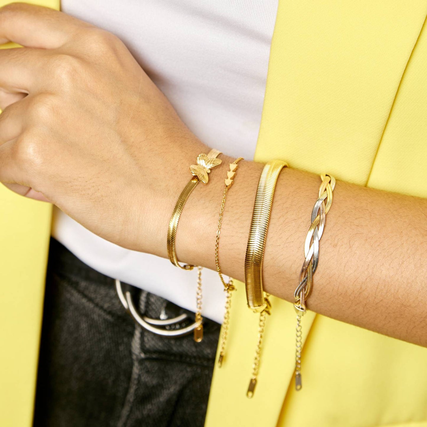 18K gold plated Stainless steel bracelet