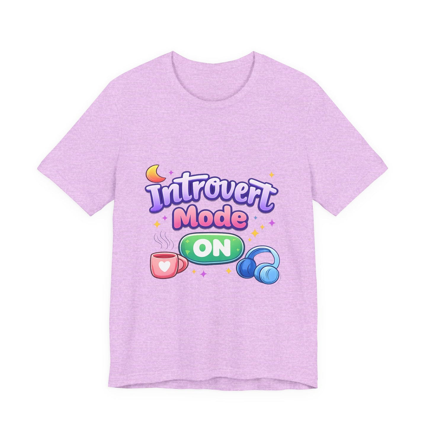 Introvert Mode On T-Shirt — Cute Pastel Graphic Tee