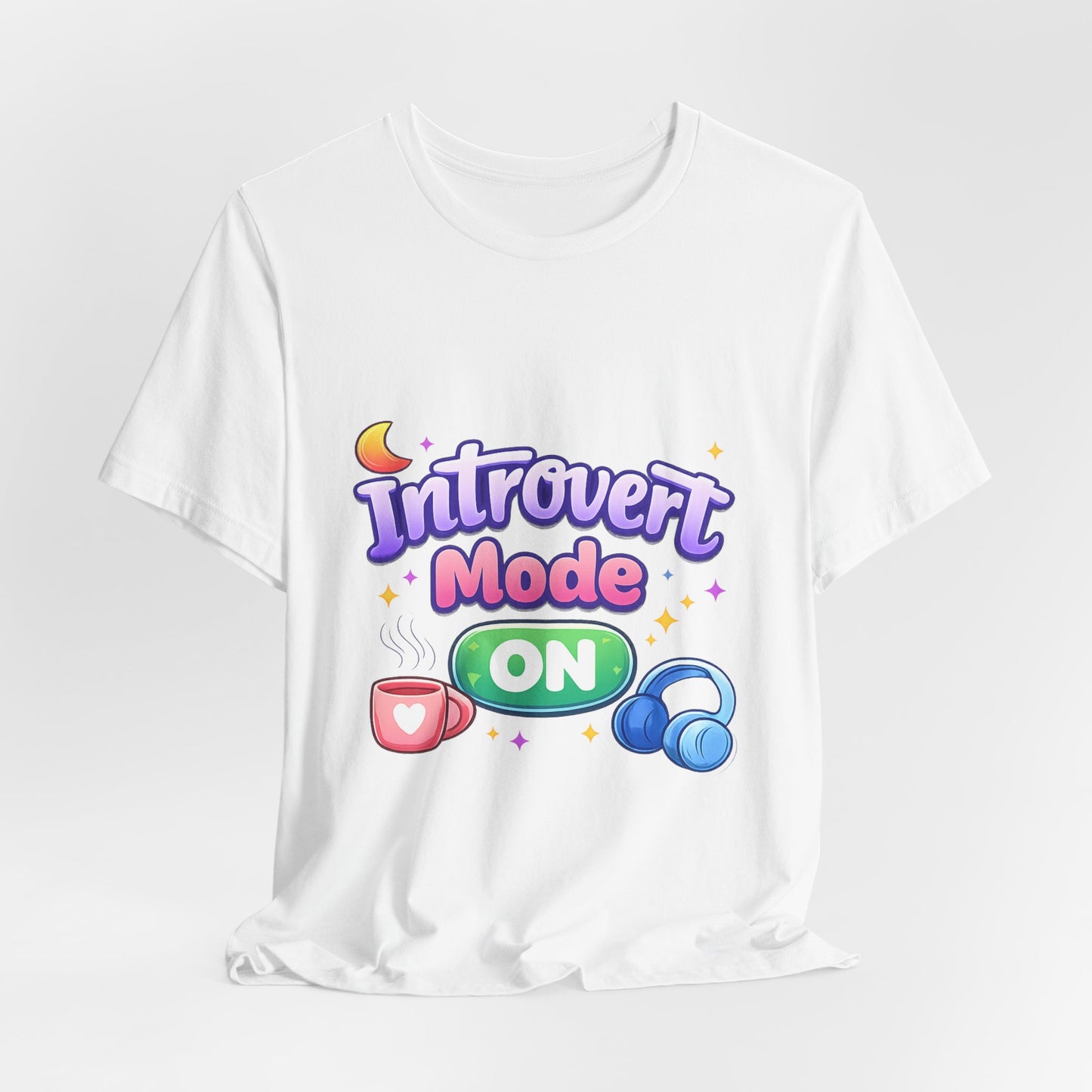 Introvert Mode On T-Shirt — Cute Pastel Graphic Tee