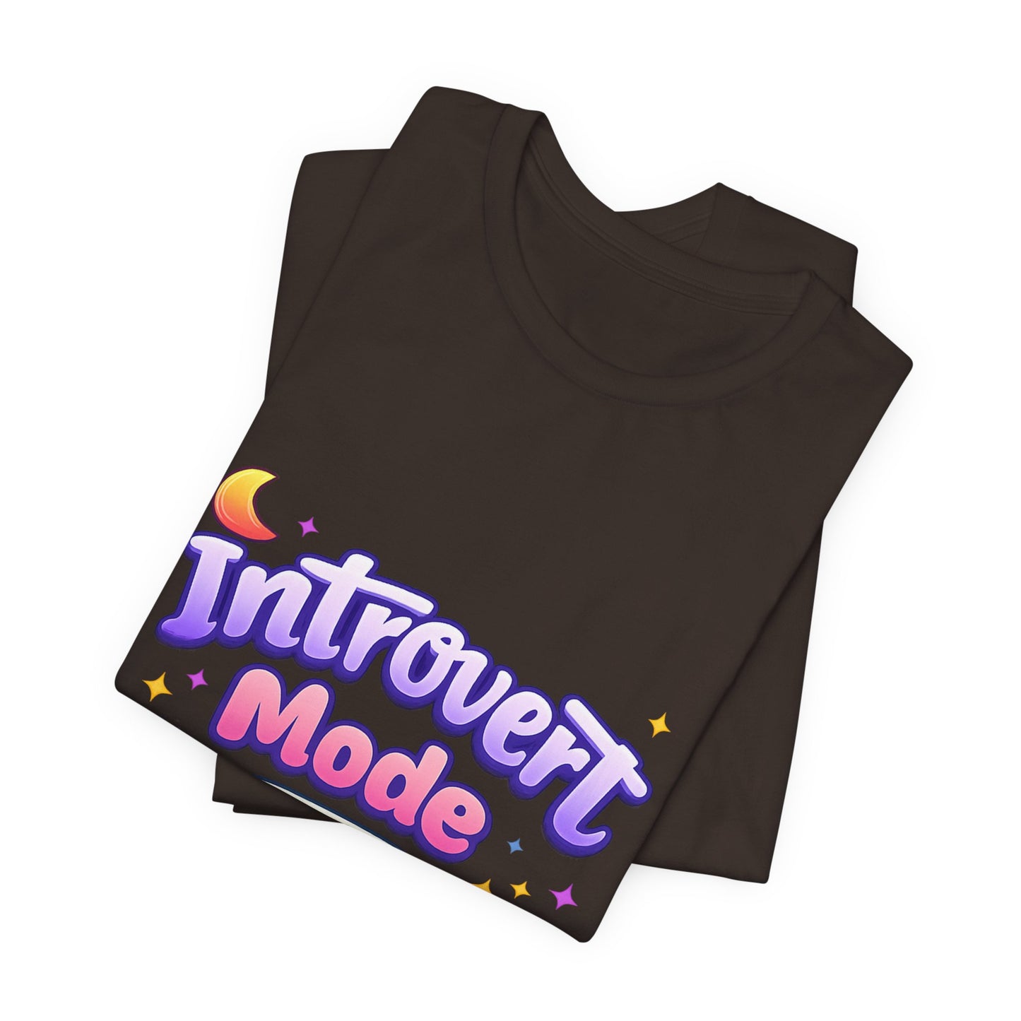 Introvert Mode On T-Shirt — Cute Pastel Graphic Tee