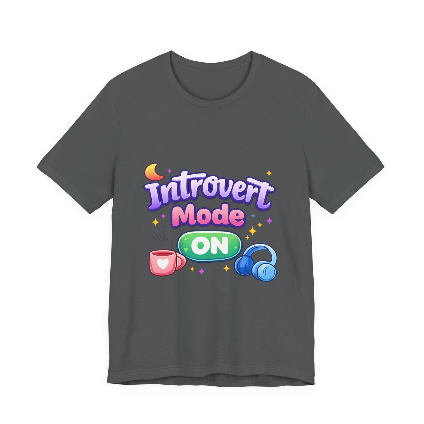 Introvert Mode On T-Shirt — Cute Pastel Graphic Tee