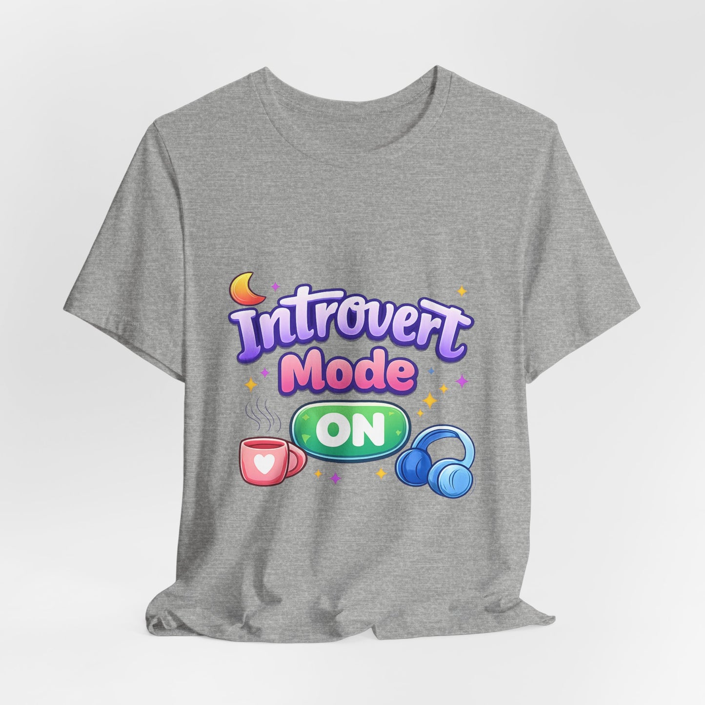 Introvert Mode On T-Shirt — Cute Pastel Graphic Tee