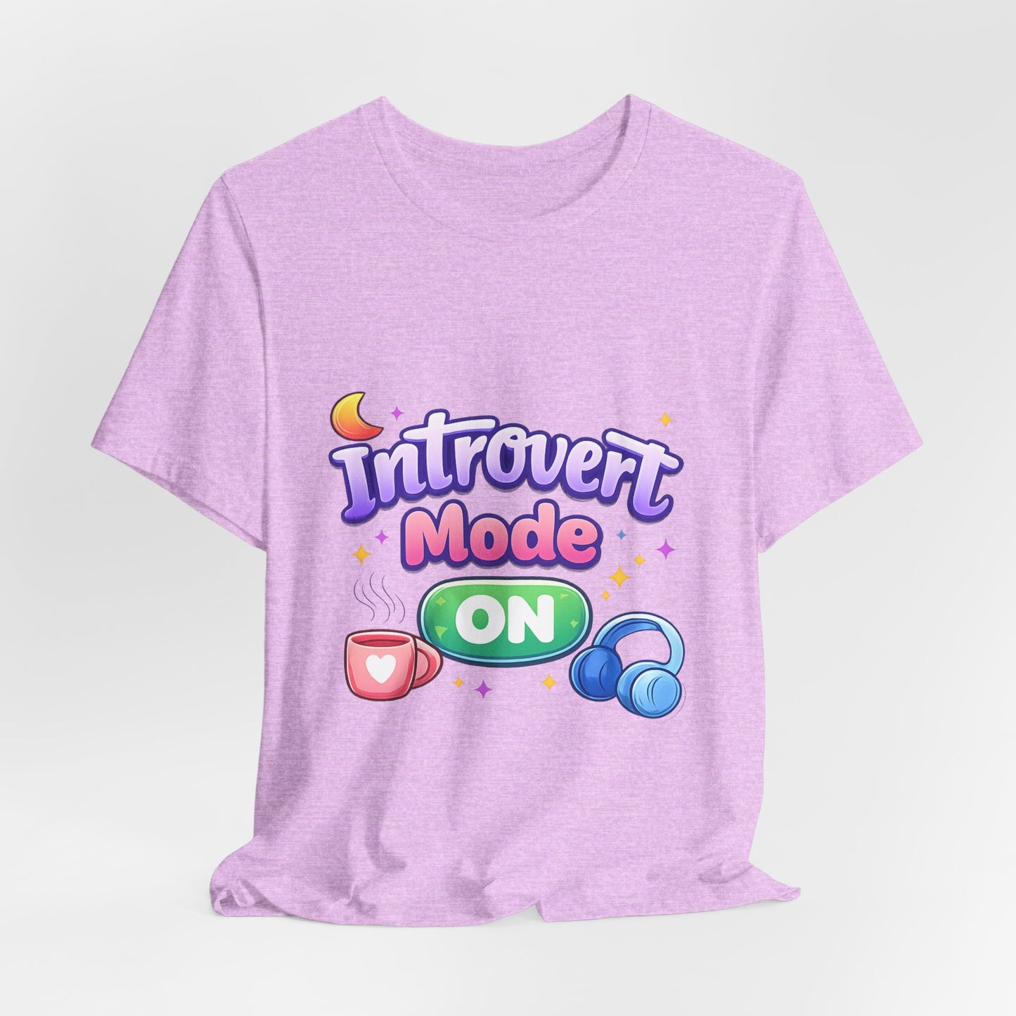 Introvert Mode On T-Shirt — Cute Pastel Graphic Tee