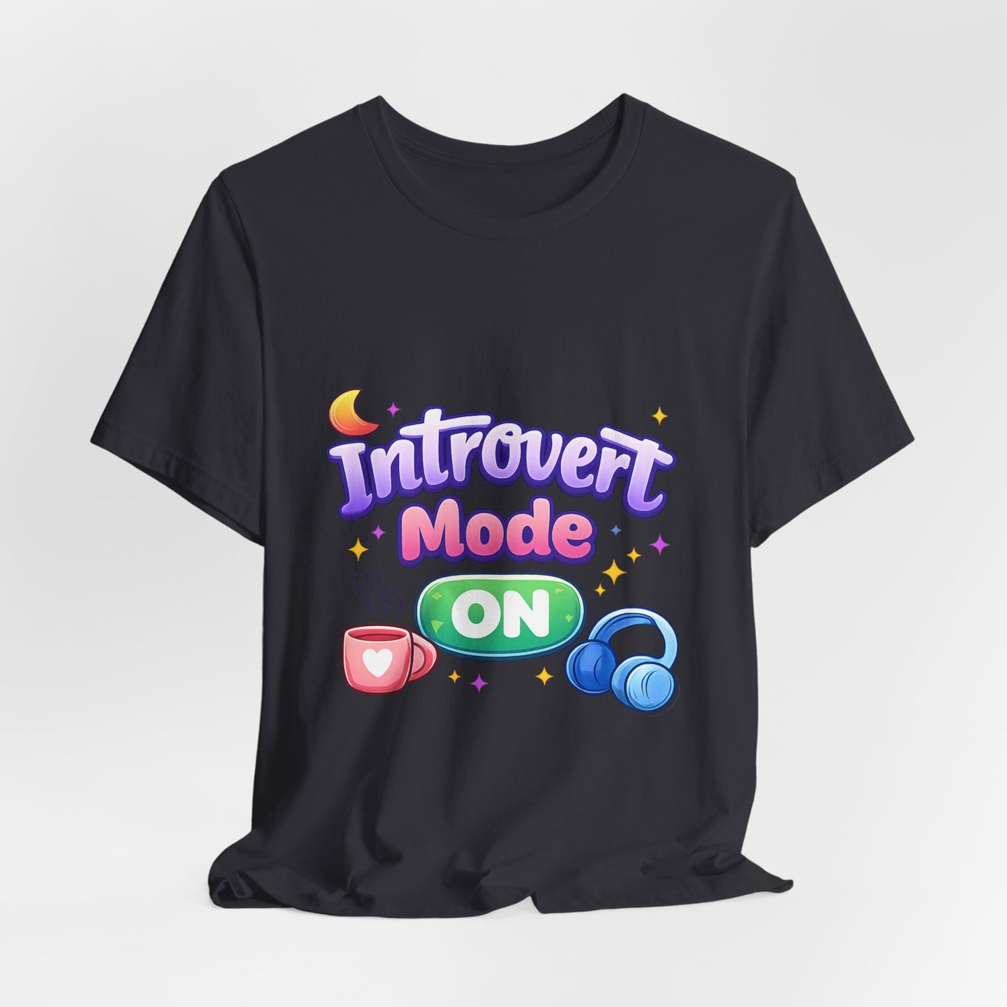 Introvert Mode On T-Shirt — Cute Pastel Graphic Tee