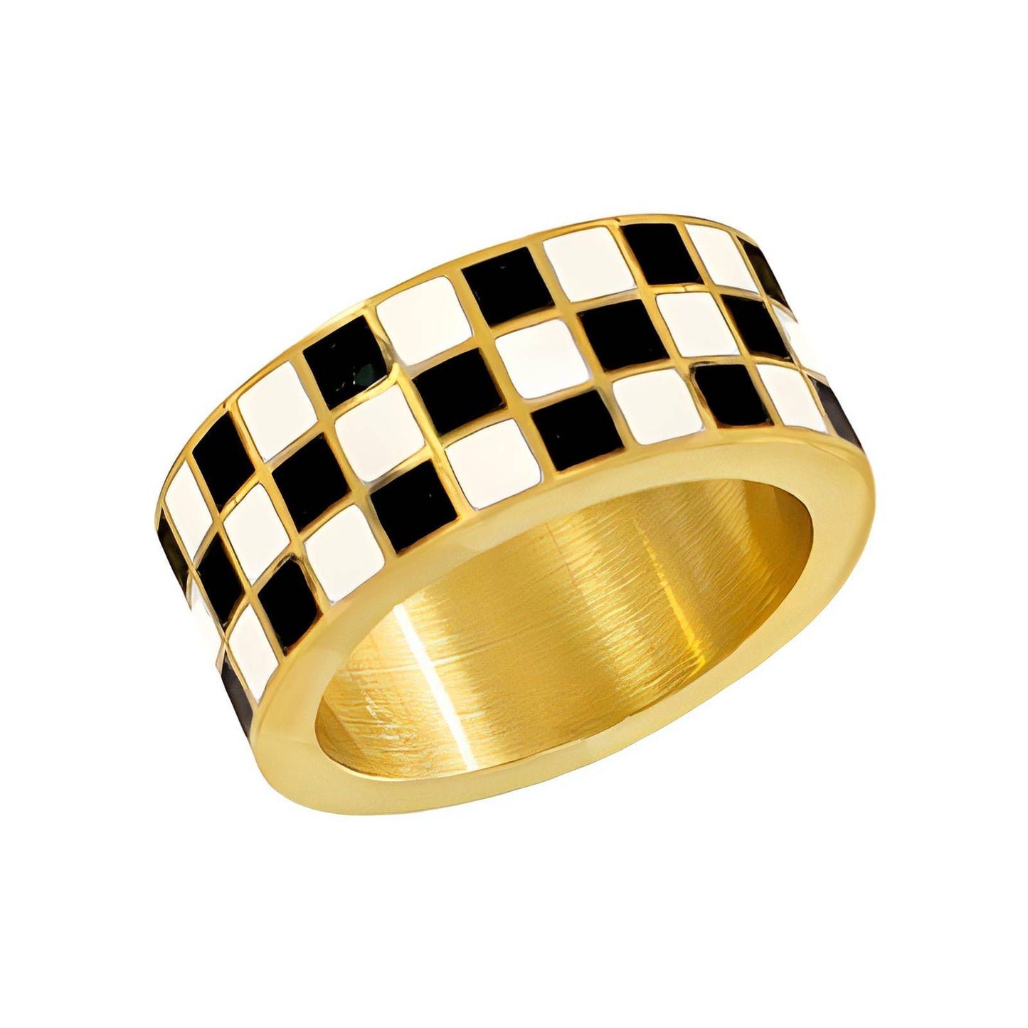 18K gold plated Stainless steel finger ring