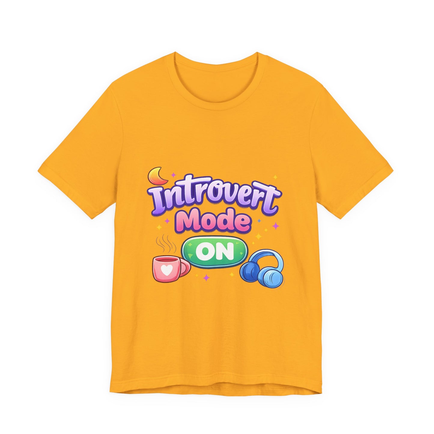 Introvert Mode On T-Shirt — Cute Pastel Graphic Tee