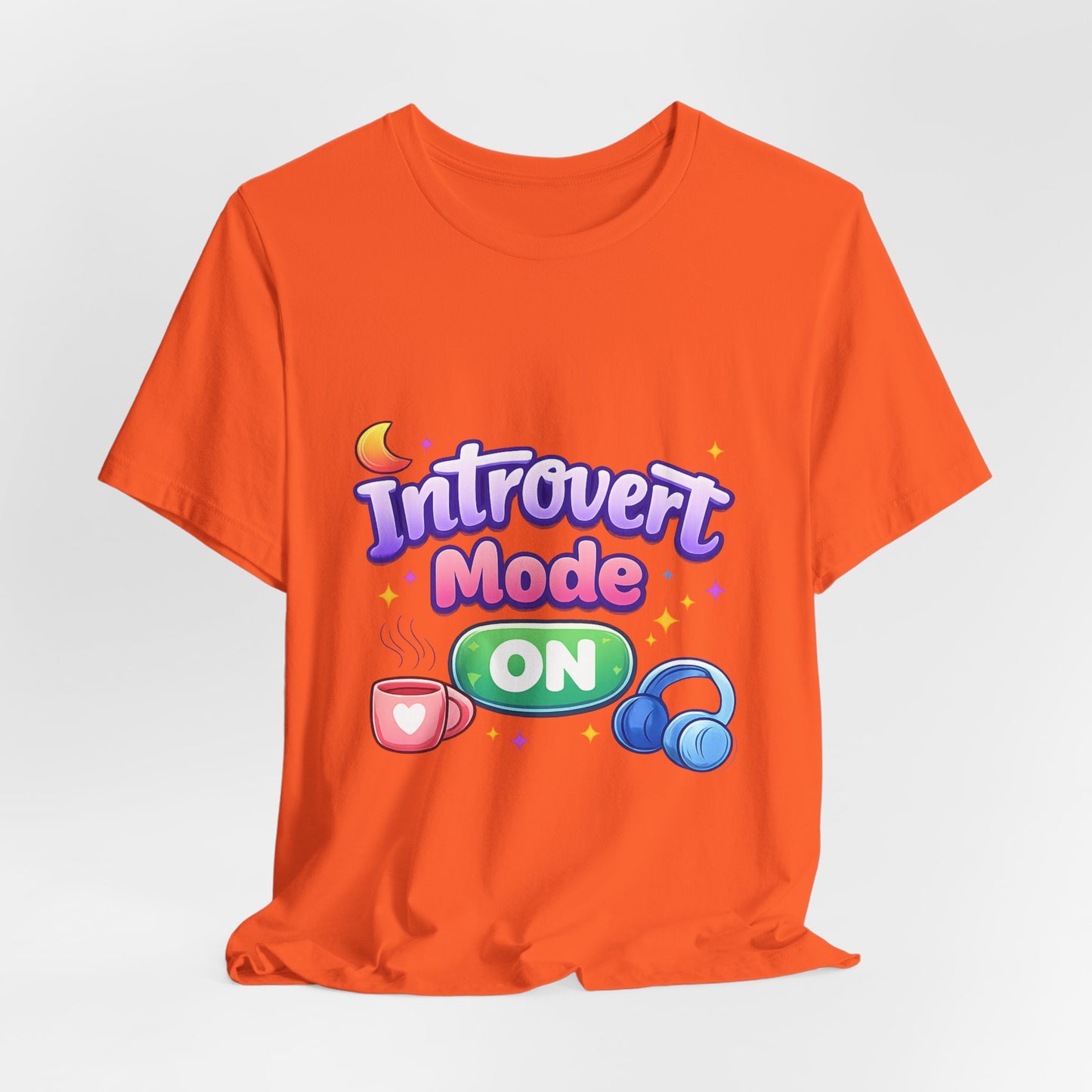 Introvert Mode On T-Shirt — Cute Pastel Graphic Tee