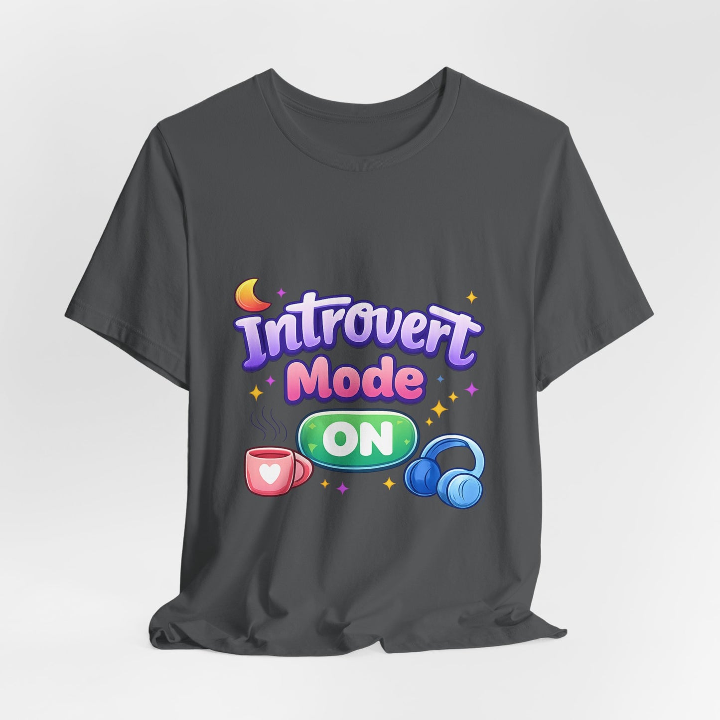 Introvert Mode On T-Shirt — Cute Pastel Graphic Tee