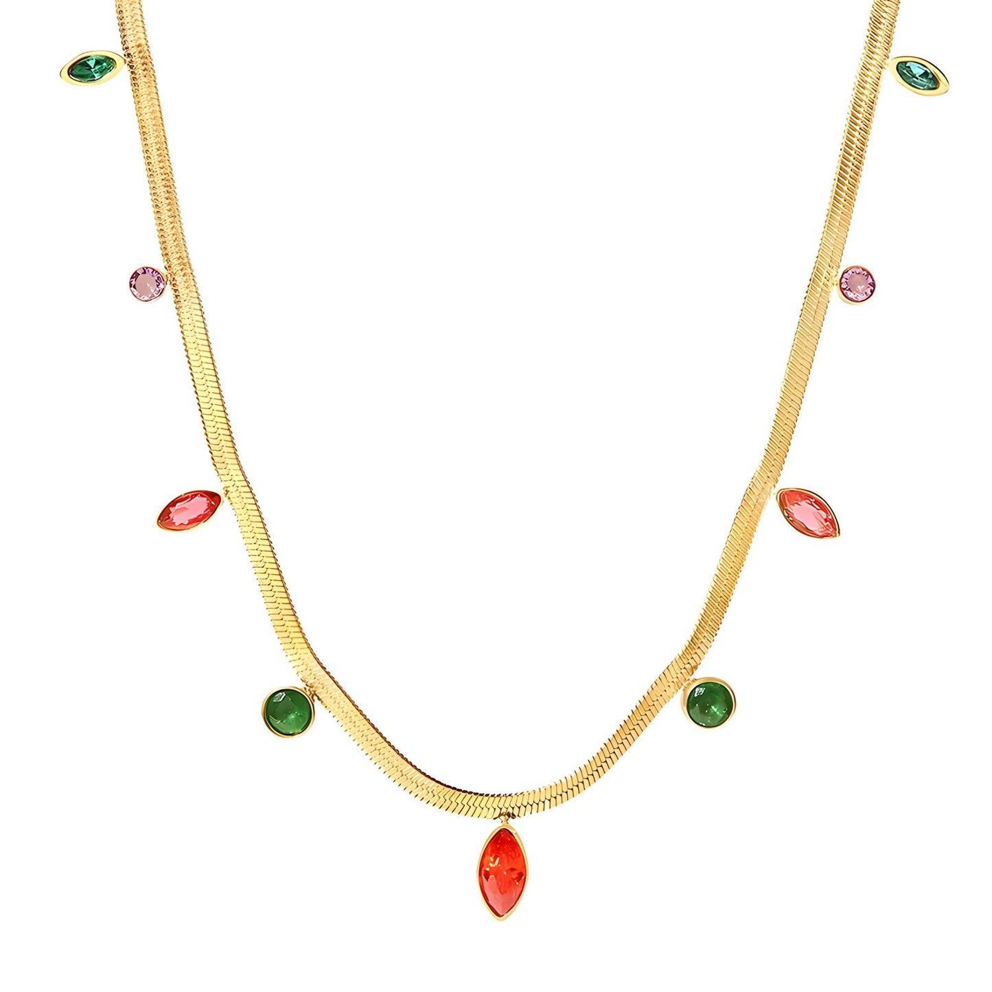 18K gold plated Stainless steel necklace