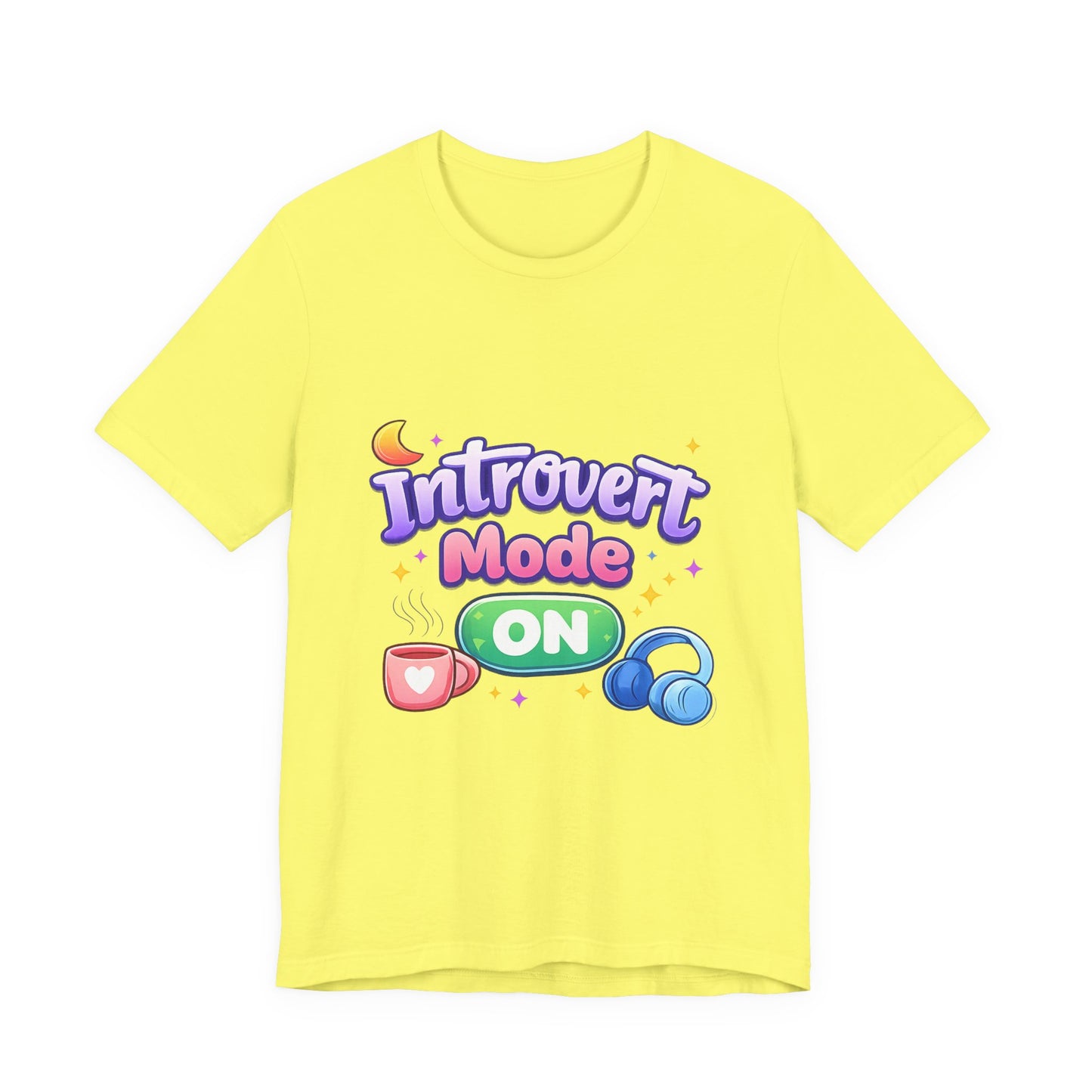 Introvert Mode On T-Shirt — Cute Pastel Graphic Tee