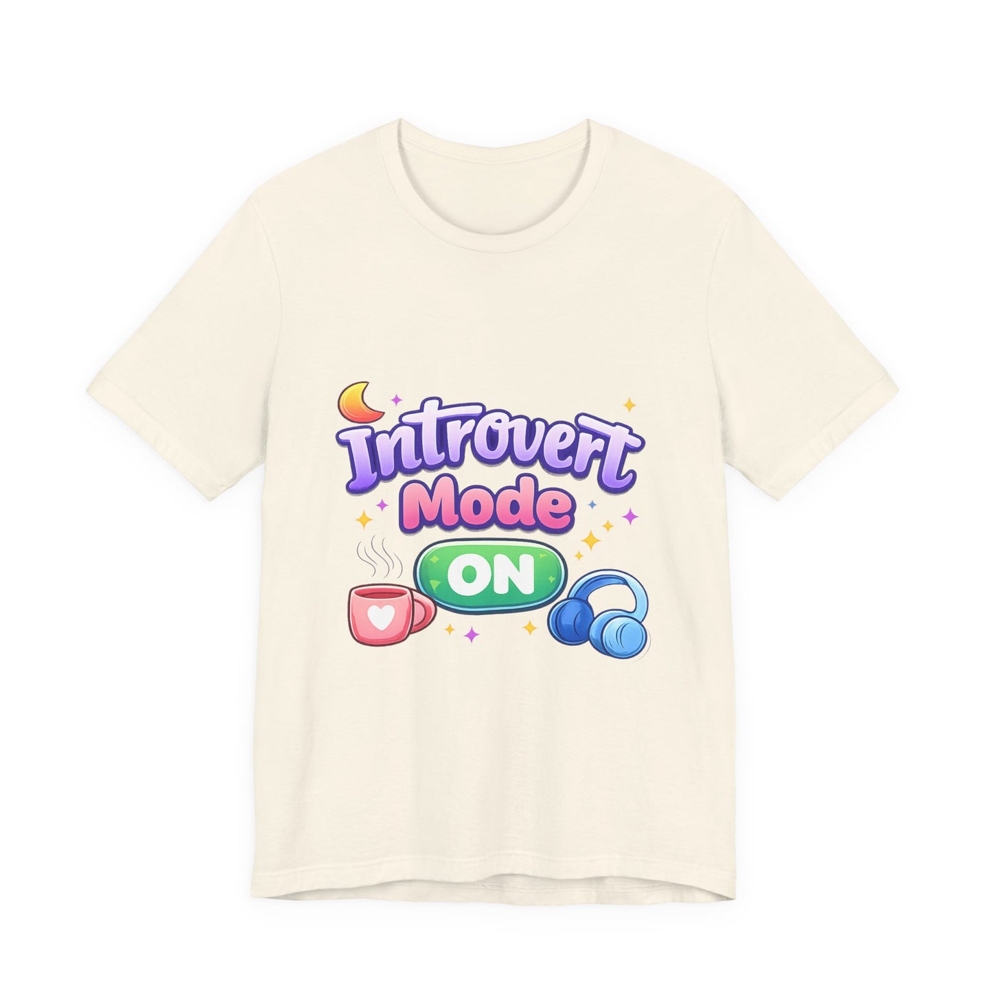 Introvert Mode On T-Shirt — Cute Pastel Graphic Tee