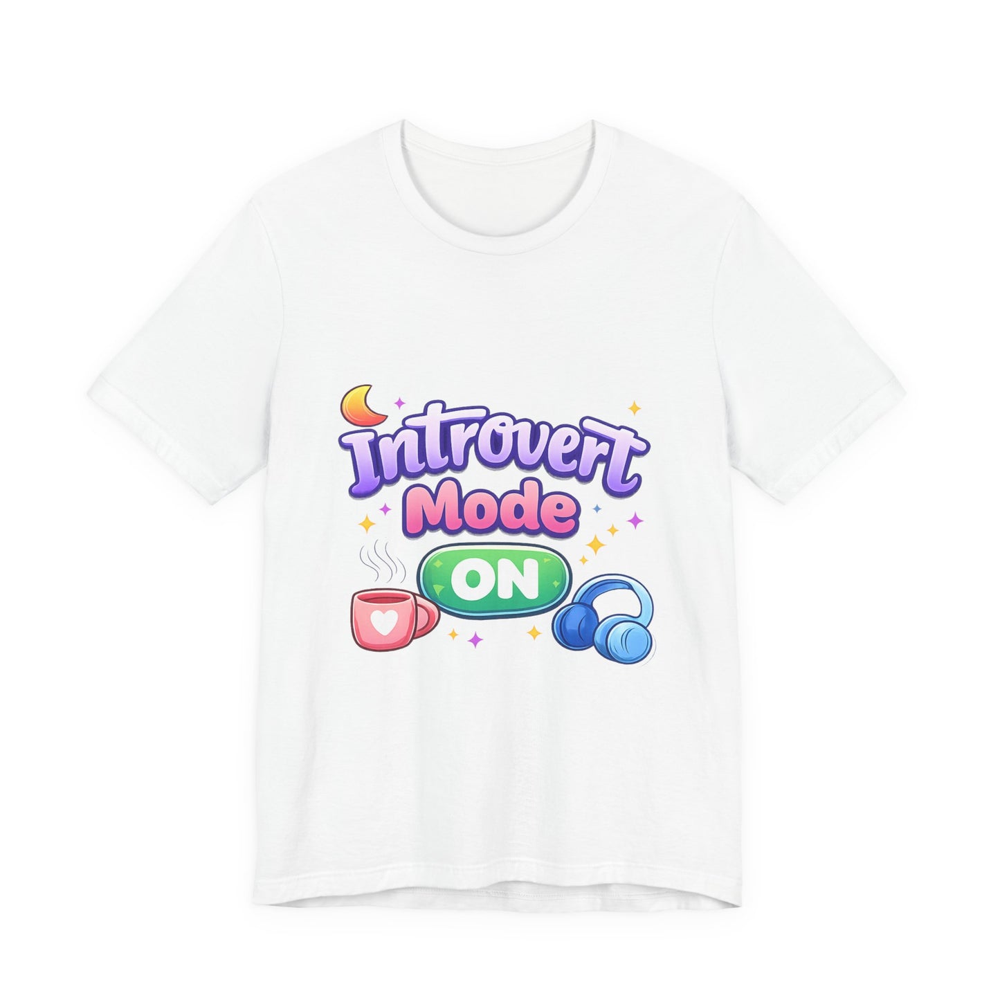 Introvert Mode On T-Shirt — Cute Pastel Graphic Tee