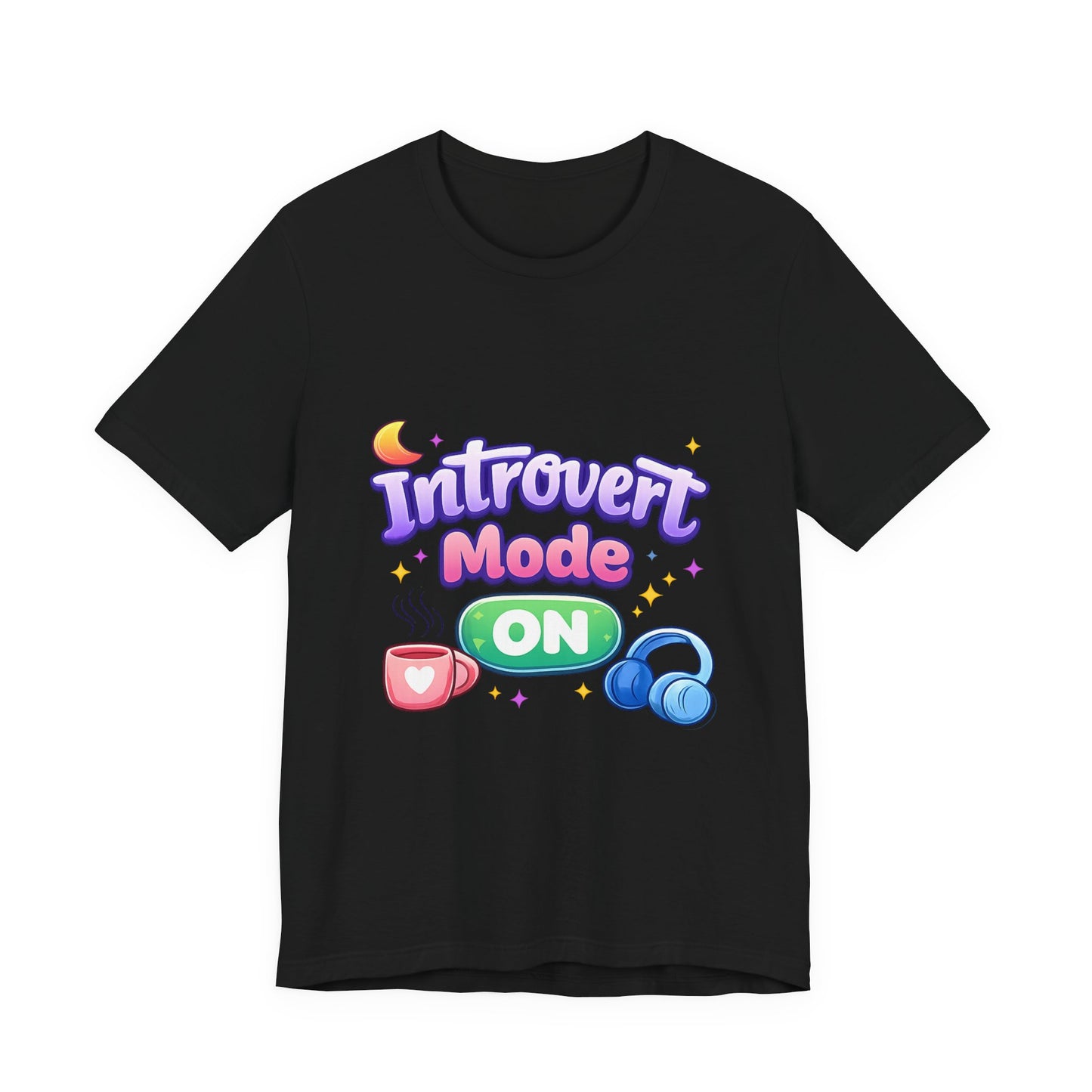 Introvert Mode On T-Shirt — Cute Pastel Graphic Tee