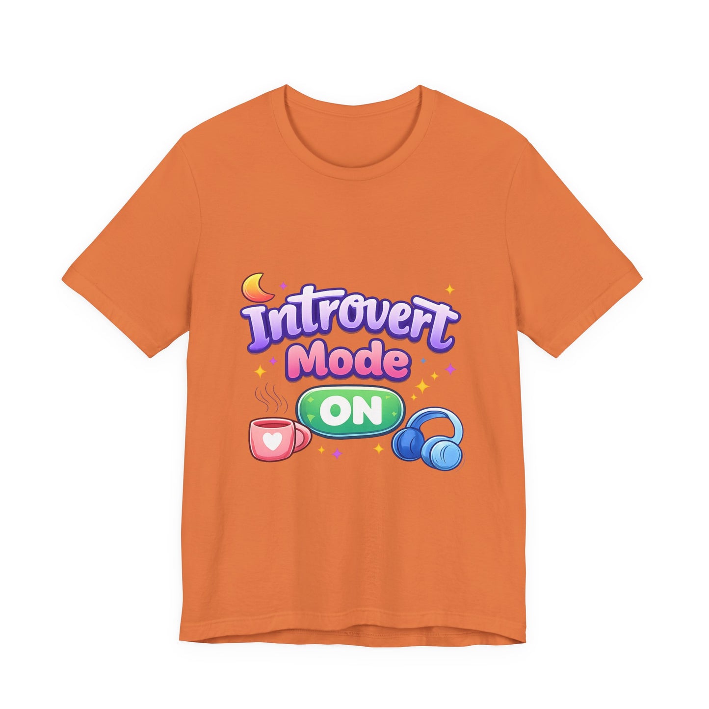 Introvert Mode On T-Shirt — Cute Pastel Graphic Tee