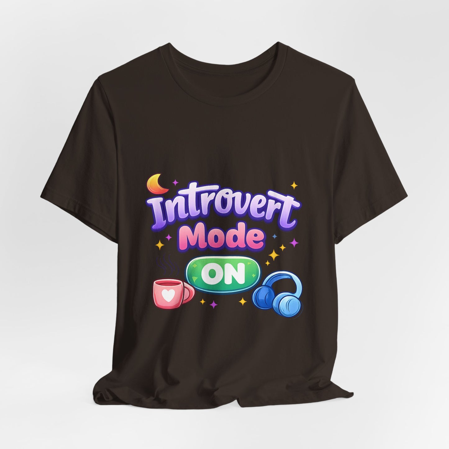 Introvert Mode On T-Shirt — Cute Pastel Graphic Tee