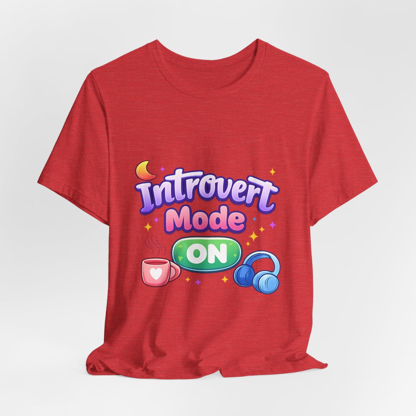 Introvert Mode On T-Shirt — Cute Pastel Graphic Tee