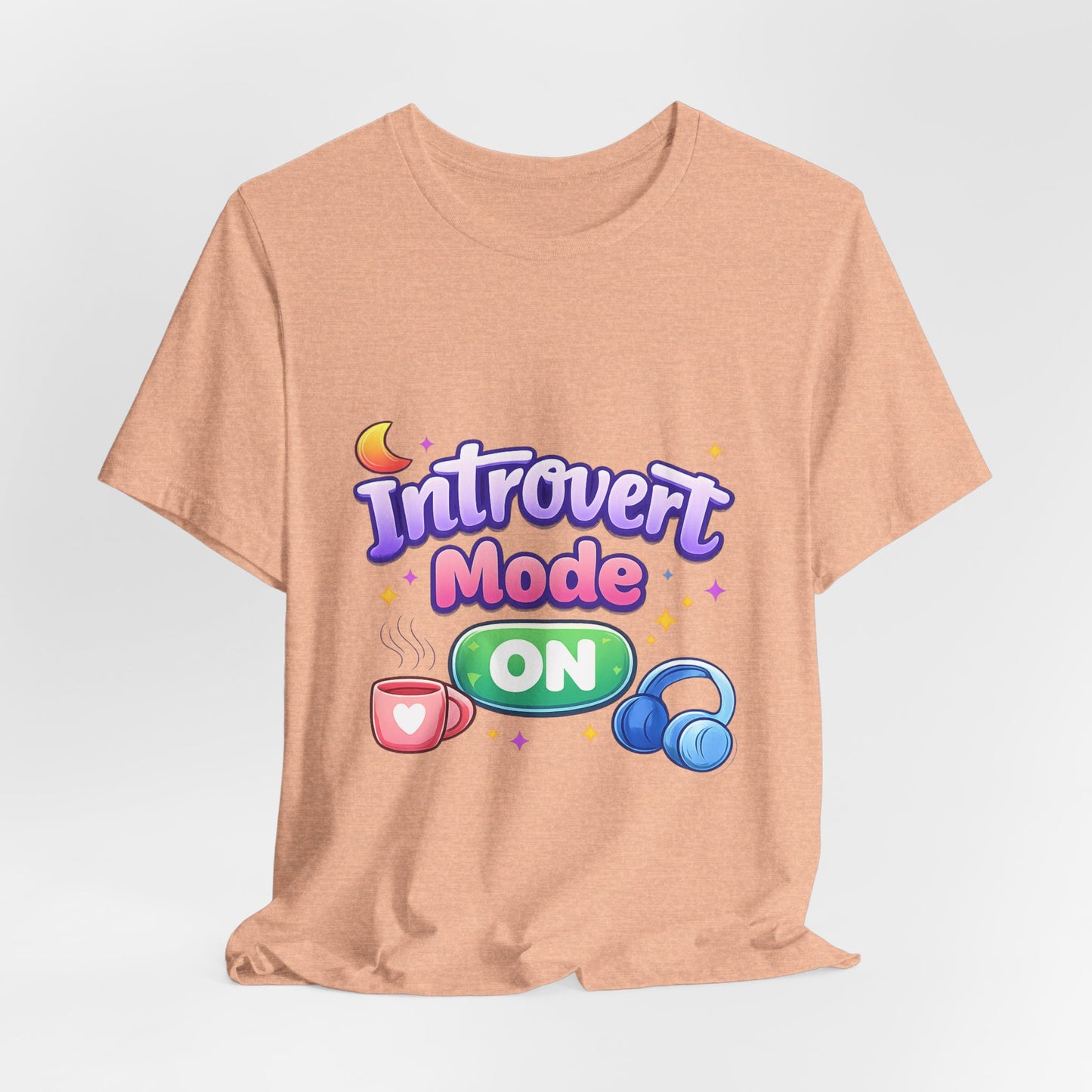 Introvert Mode On T-Shirt — Cute Pastel Graphic Tee