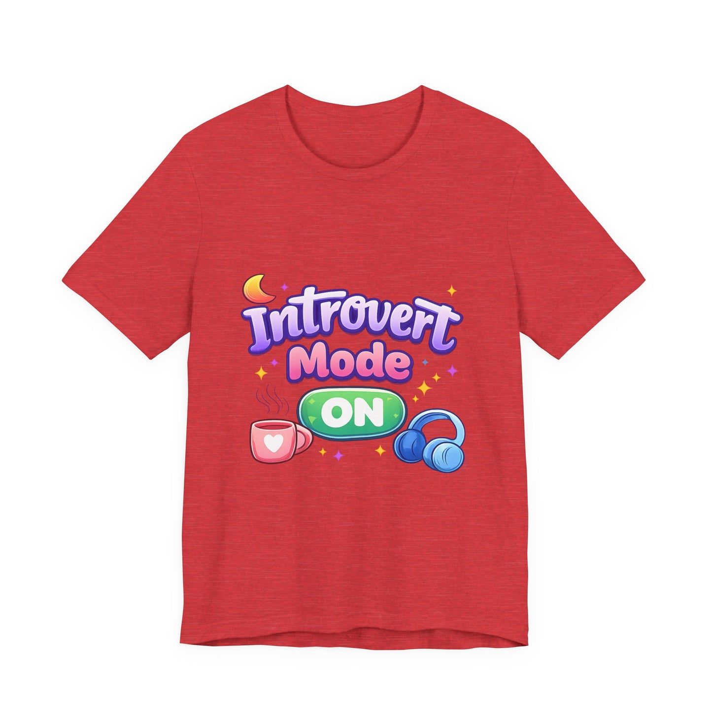Introvert Mode On T-Shirt — Cute Pastel Graphic Tee