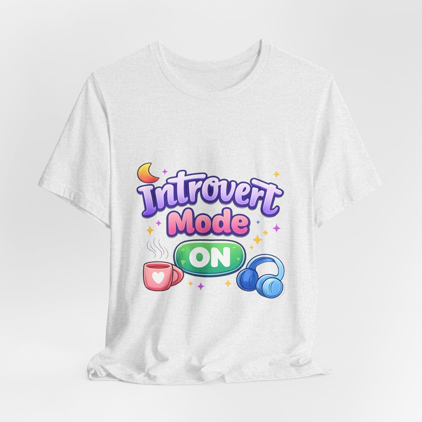 Introvert Mode On T-Shirt — Cute Pastel Graphic Tee