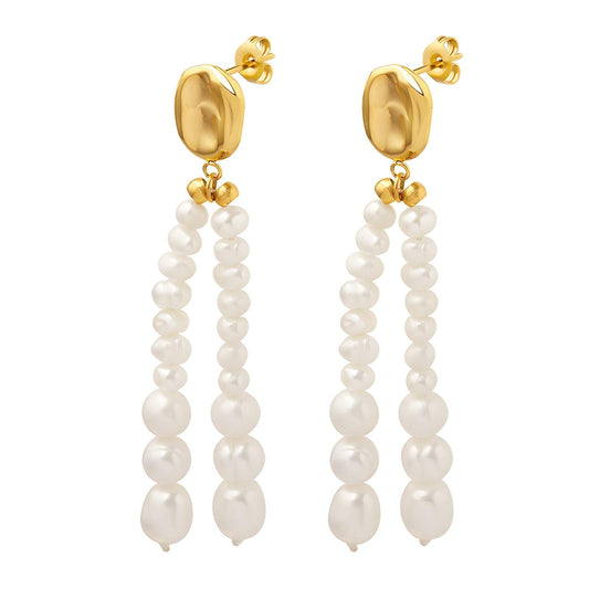 18K gold plated Stainless steel earrings