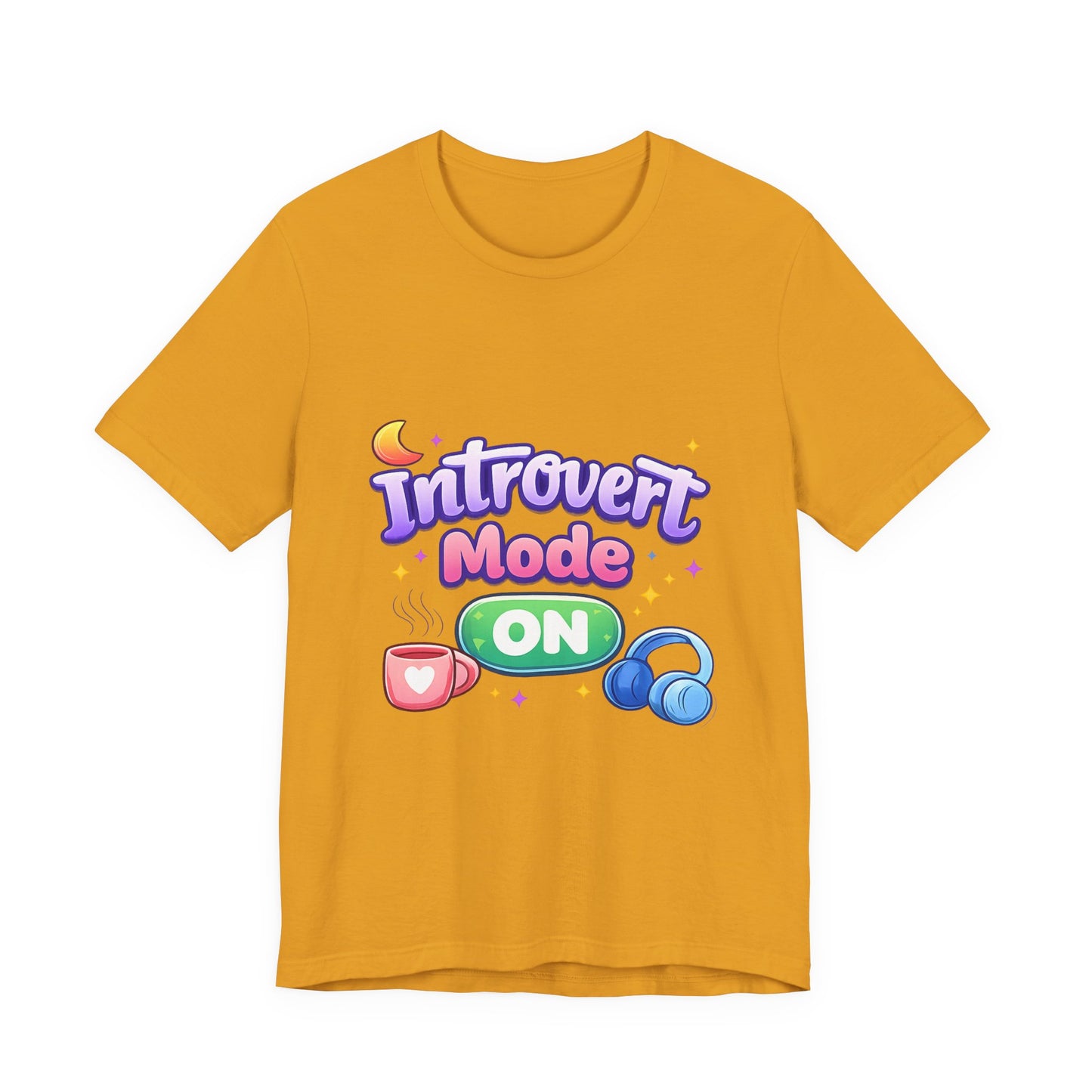 Introvert Mode On T-Shirt — Cute Pastel Graphic Tee