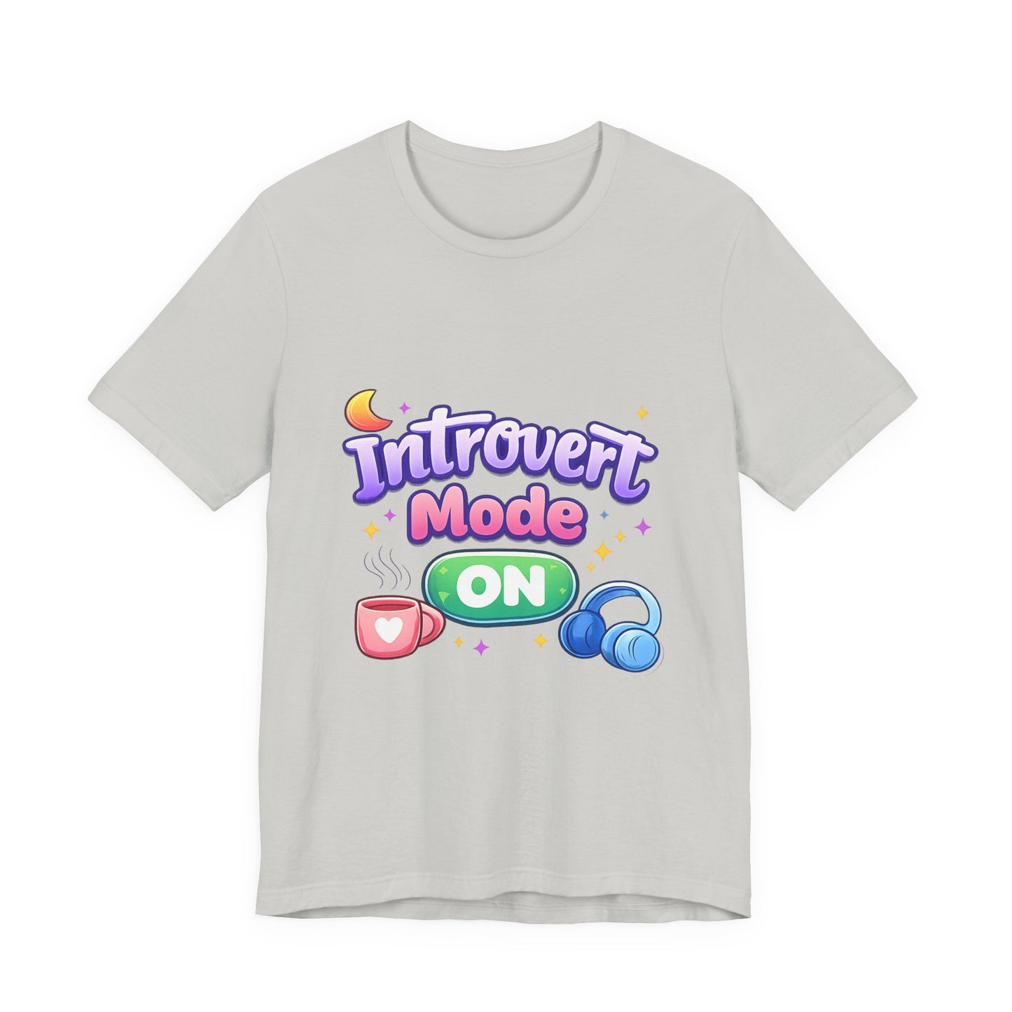 Introvert Mode On T-Shirt — Cute Pastel Graphic Tee