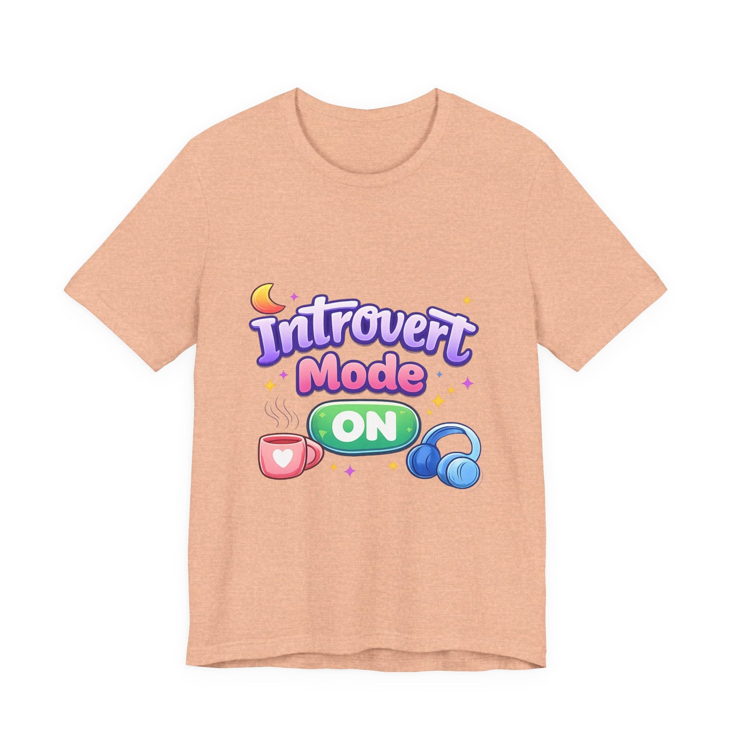 Introvert Mode On T-Shirt — Cute Pastel Graphic Tee