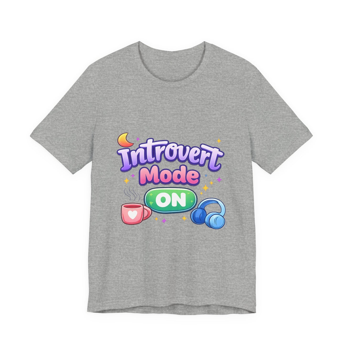 Introvert Mode On T-Shirt — Cute Pastel Graphic Tee