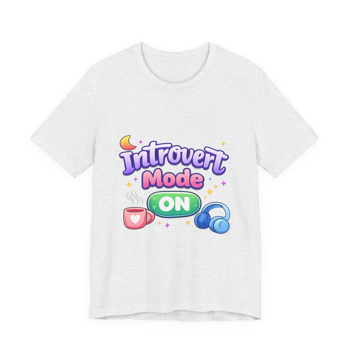 Introvert Mode On T-Shirt — Cute Pastel Graphic Tee