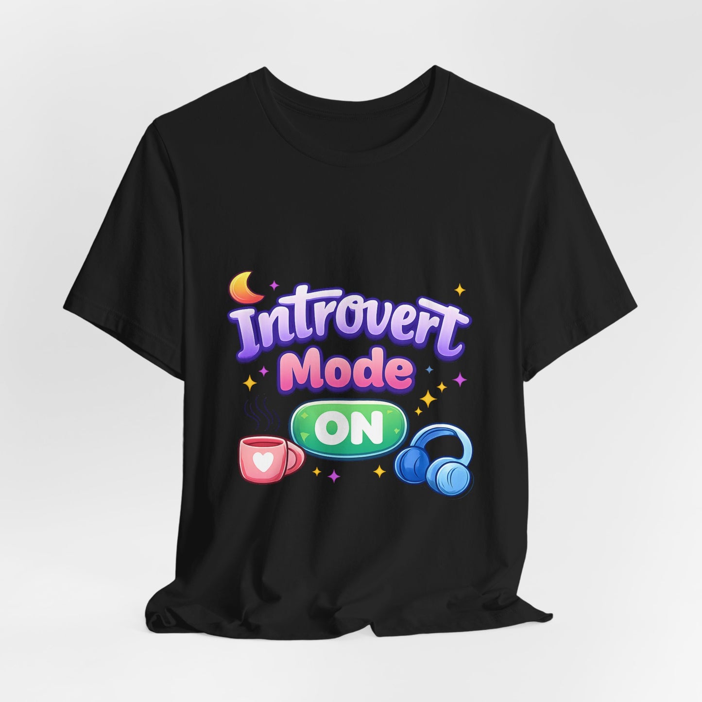 Introvert Mode On T-Shirt — Cute Pastel Graphic Tee