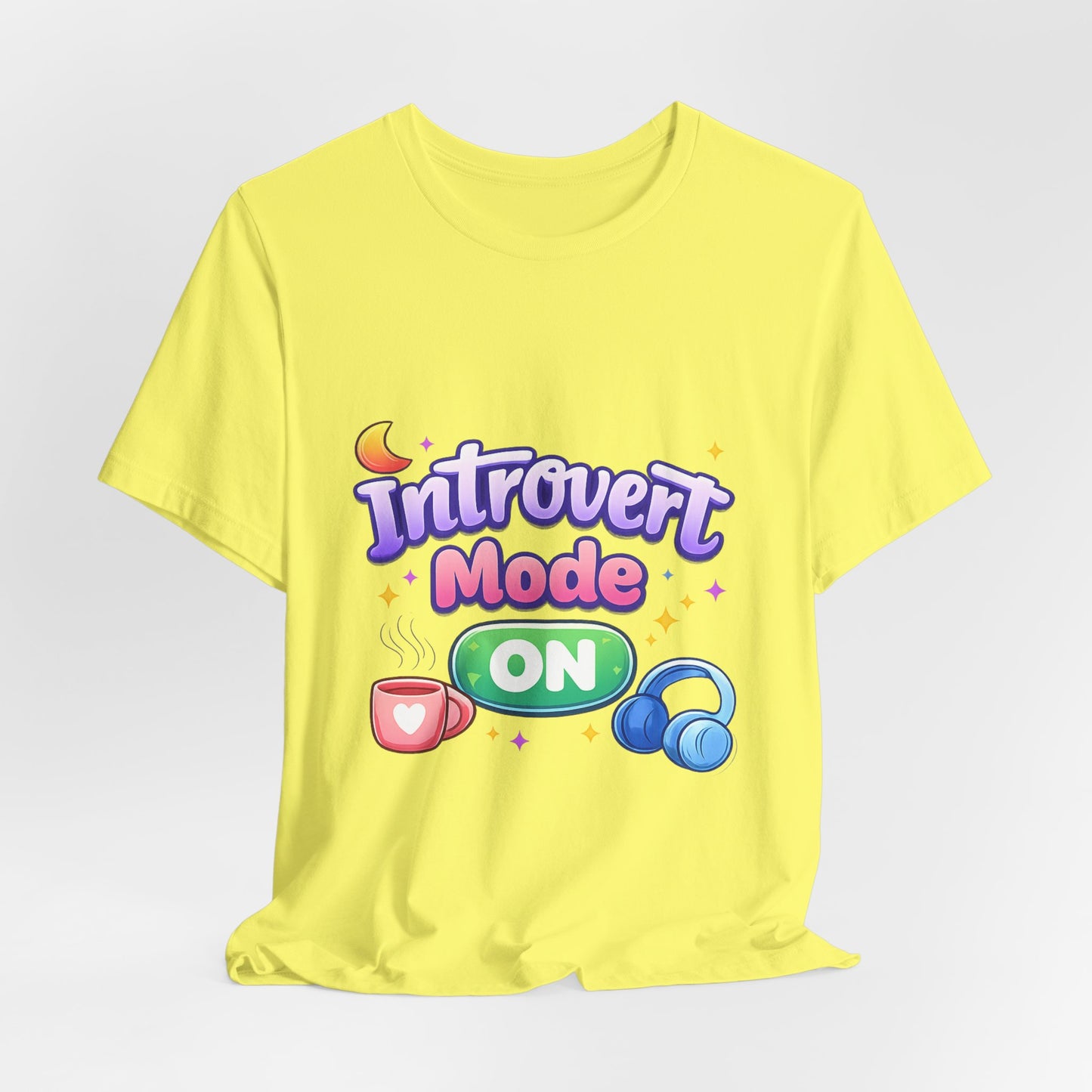 Introvert Mode On T-Shirt — Cute Pastel Graphic Tee