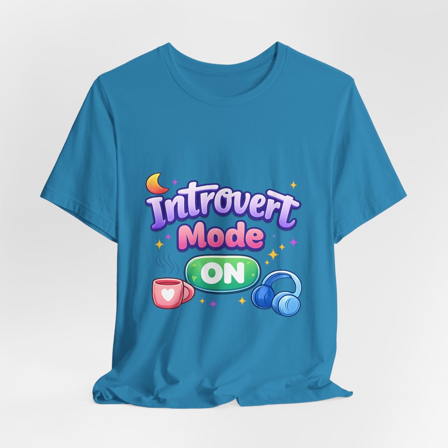 Introvert Mode On T-Shirt — Cute Pastel Graphic Tee