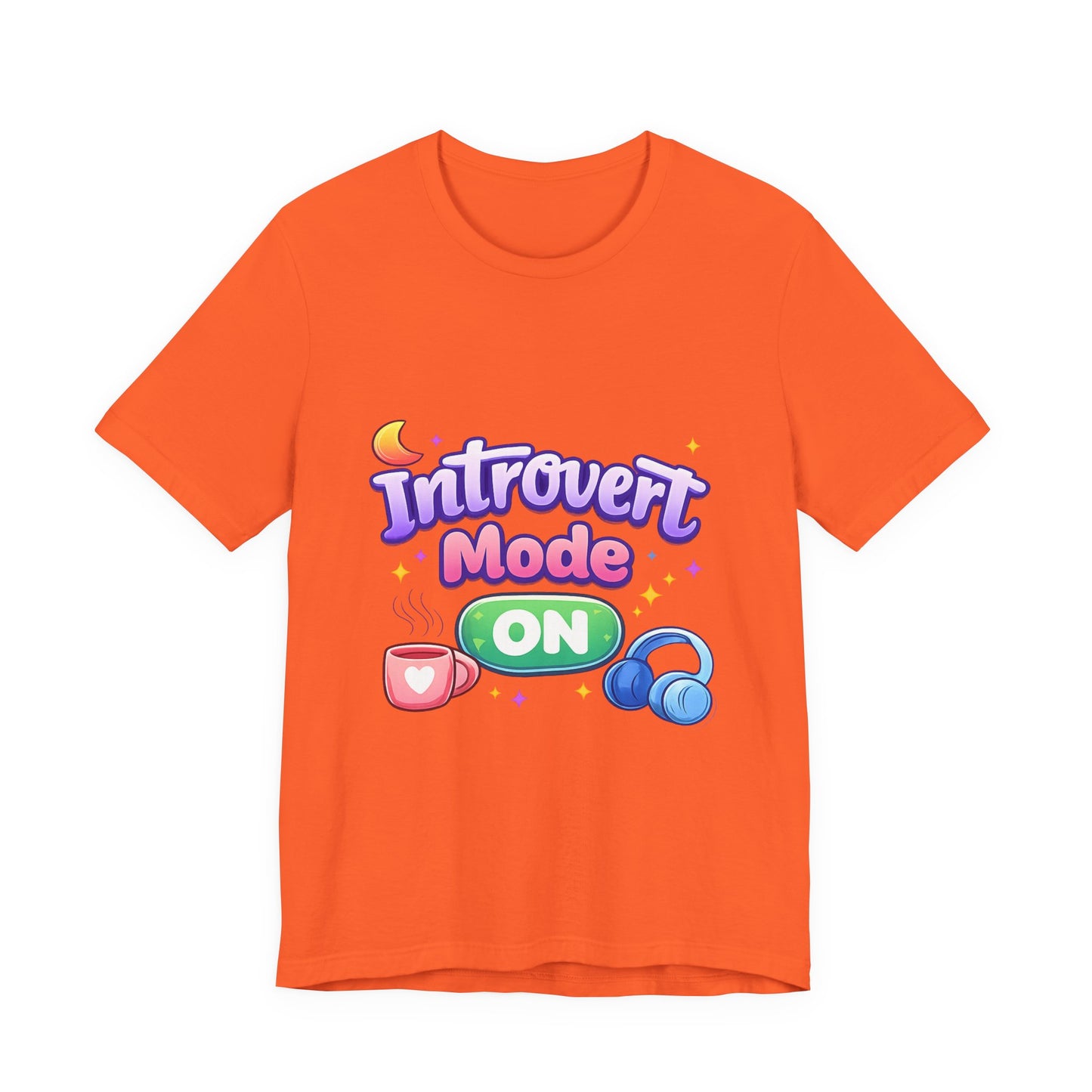 Introvert Mode On T-Shirt — Cute Pastel Graphic Tee