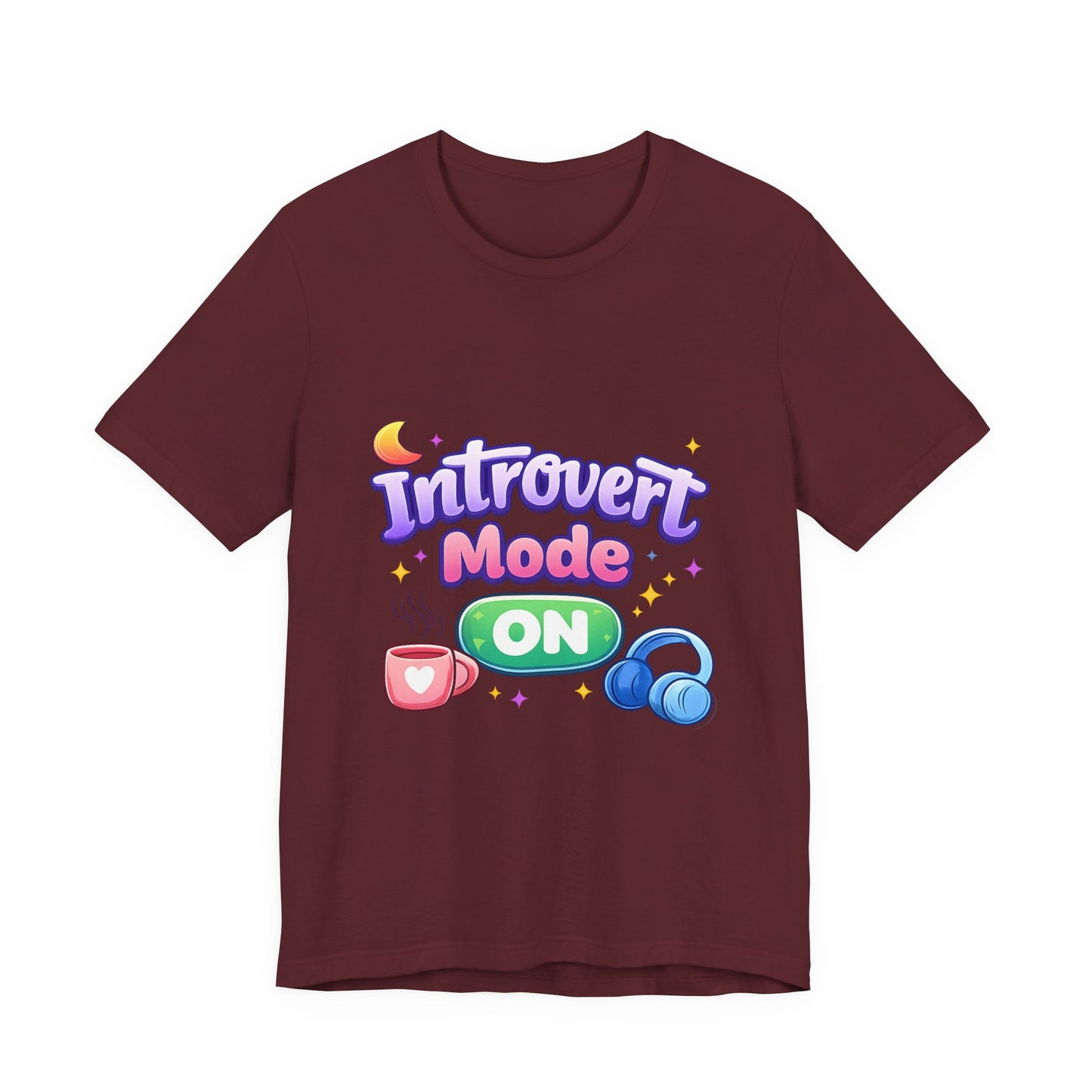 Introvert Mode On T-Shirt — Cute Pastel Graphic Tee