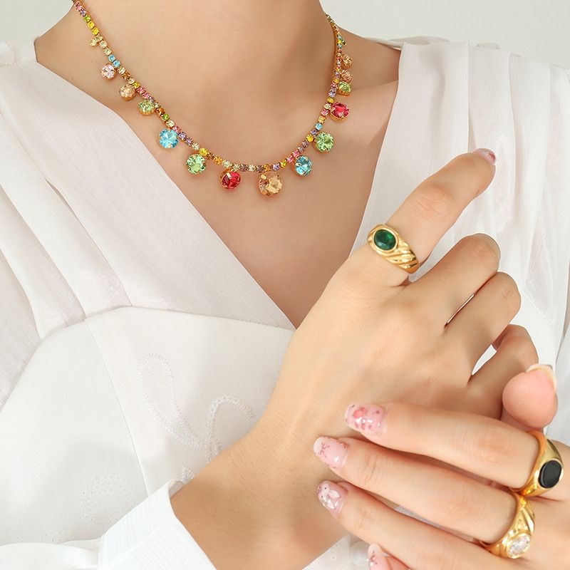 18K gold plated necklace