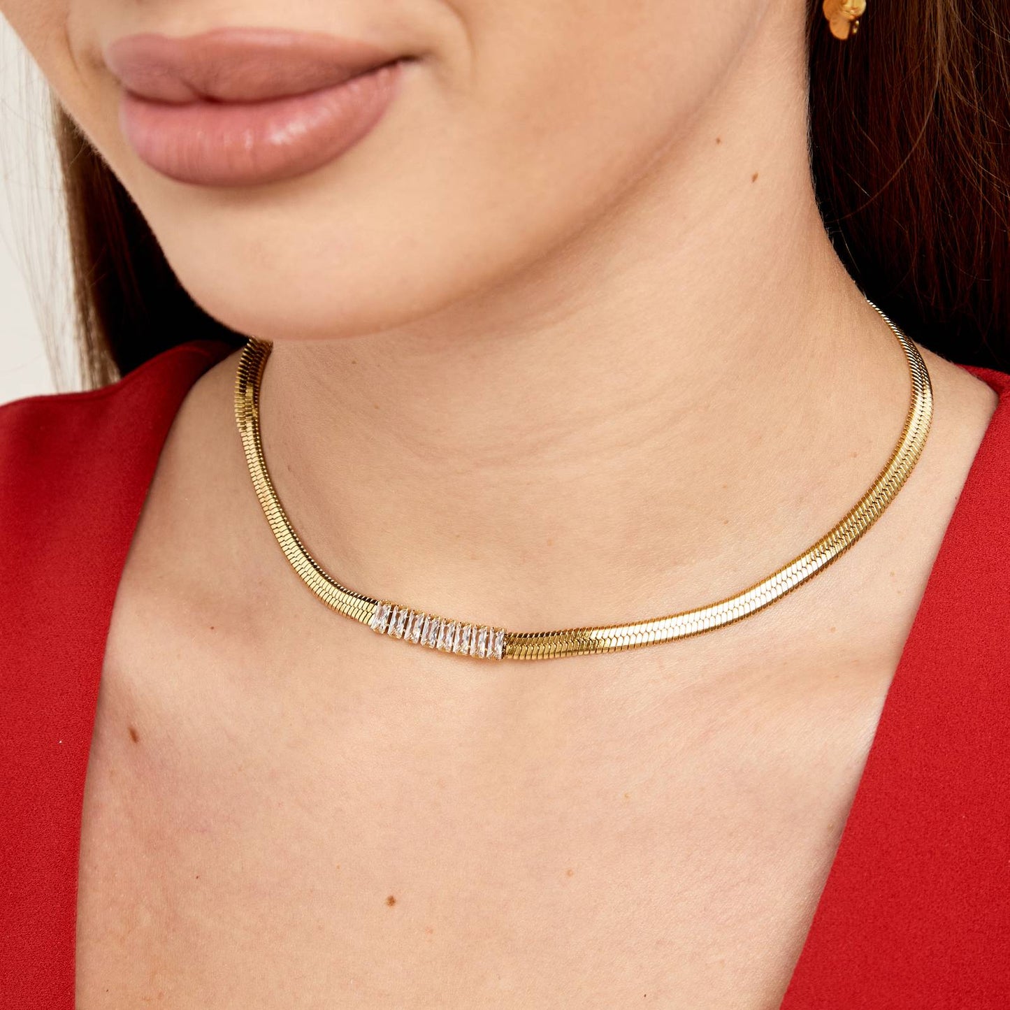 18K gold plated Stainless steel necklace