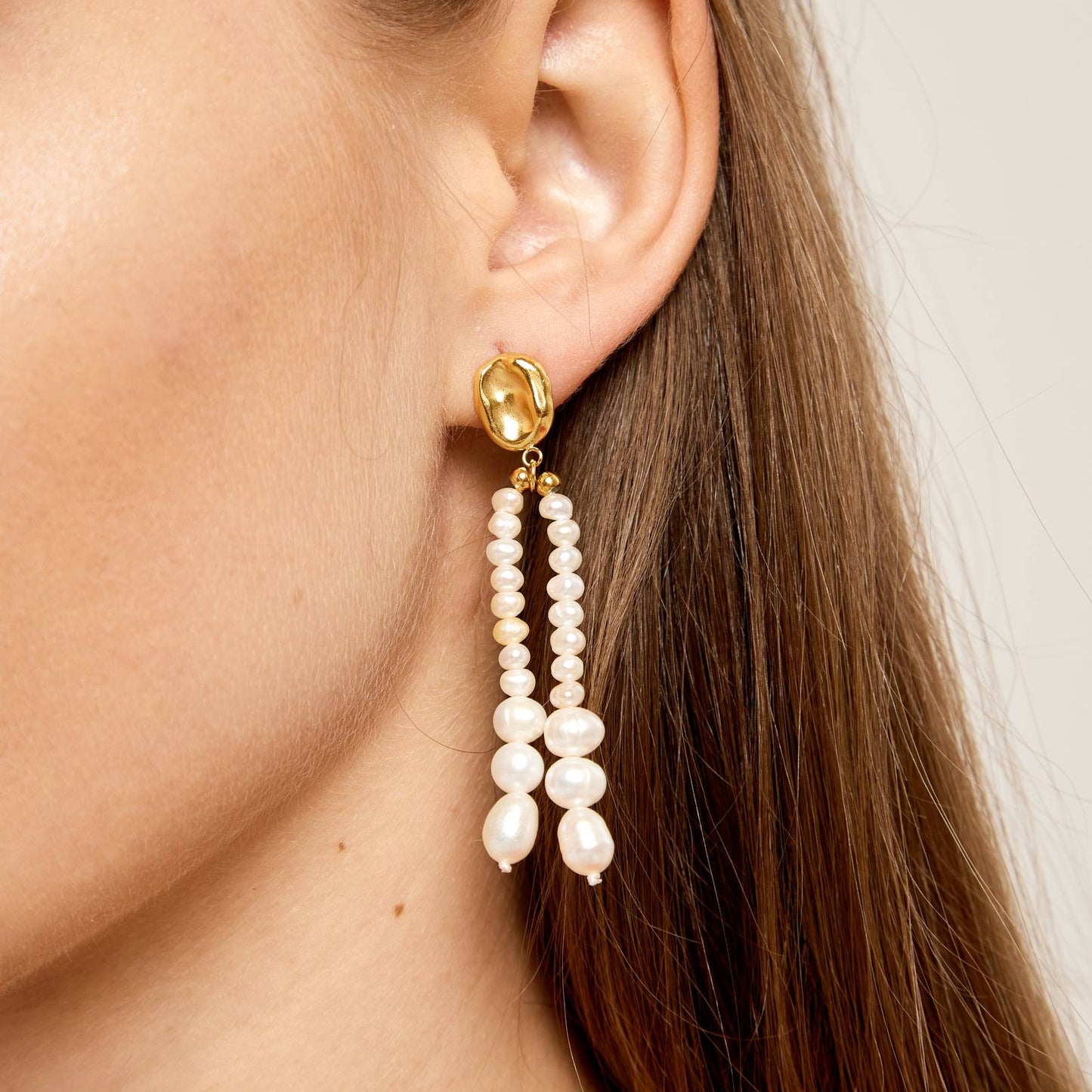 18K gold plated Stainless steel earrings