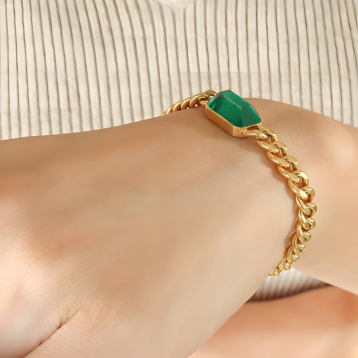 18K gold plated Stainless steel bracelet