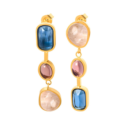 18K gold plated Stainless steel earrings