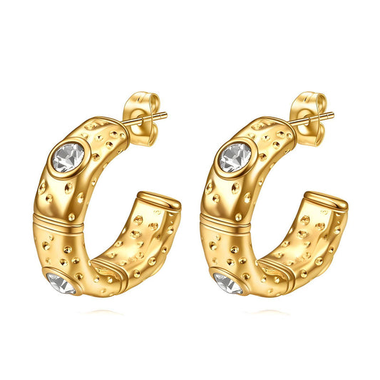 18K gold plated Stainless steel earrings