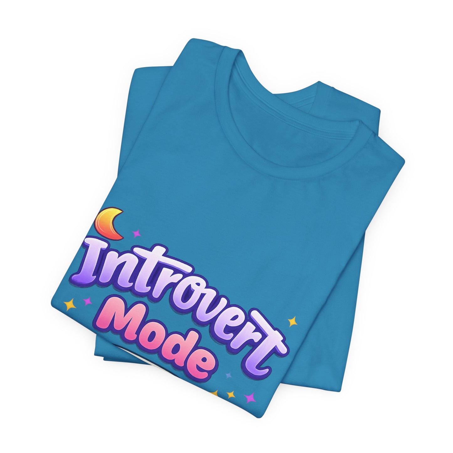 Introvert Mode On T-Shirt — Cute Pastel Graphic Tee