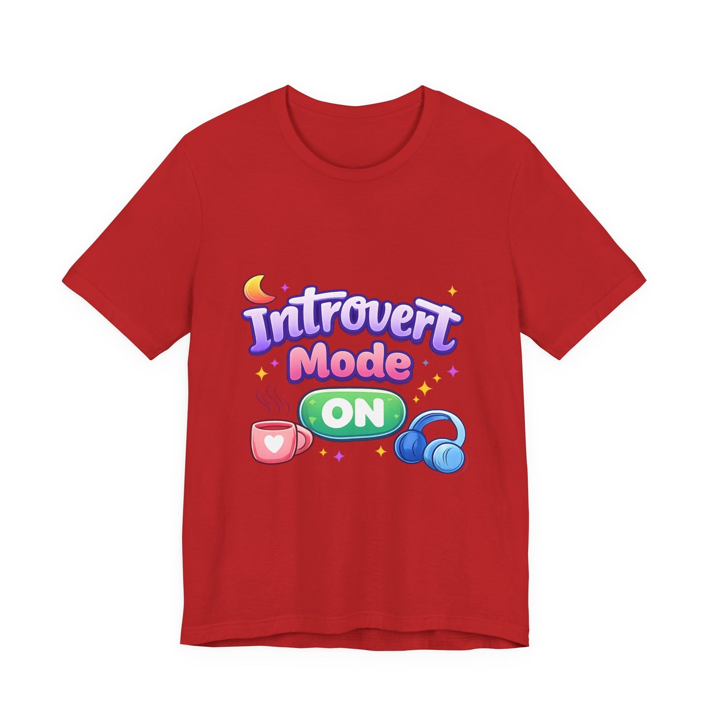 Introvert Mode On T-Shirt — Cute Pastel Graphic Tee